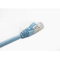 Buy cheap 26AWG O.F.C. Cat5e Ethernet Cable , Flexible PVC 50U Gold Plated Shielded Cat5e product