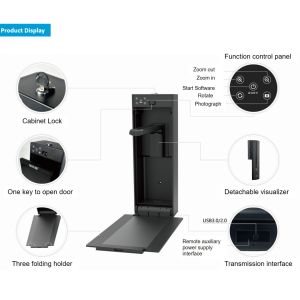 Buy cheap 12MP Visualizer Document Camera , USB Classroom Visual Presenter from wholesalers