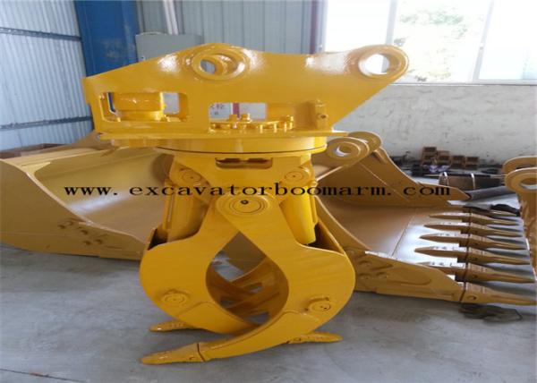 Buy cheap CAT / PC / SK / EX Excavator Rotating Grapple Mini Digger Log Grab High Durability from wholesalers