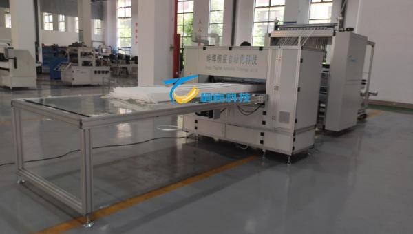 Buy cheap Fully Automatic Glass Fiber Pleating Machine Pleated Paper Production Line 60Hz from wholesalers