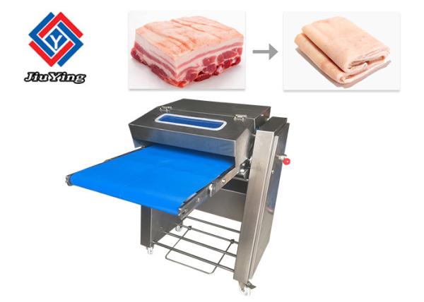 Quality Automatic Pork Skin Peeler Fish Skin Removel Equipment Output 18m / Min for sale