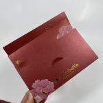 350g Paper Paperboard Custom Red Packet Handmade Red Envelope For Gift
