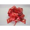 Buy cheap Christmas Gift Stripes , Swirls Pom Pom Bow , 5" Wide wired ribbon bows 120U Thickness from wholesalers