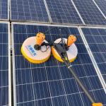 High Pressure Cleaning Retractable Outdoor Rotating Brush for Solar Panel