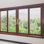 Laminated Glazed Interior Aluminium Sliding Door With Flyscreen