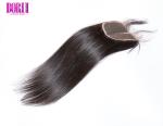 Straight Wave Brazilian Virgin Human Hair Bleached Knot 100% Human Hair Bundles