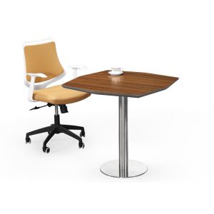 Buy cheap Folding Type Training Room Furniture , Computer Training Tables Particle Board Panel from wholesalers