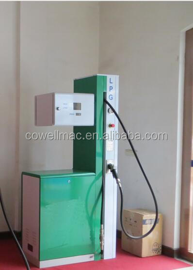 Petrol station fuel filling machine with 1-flow meter/1-pump/1-nozzle/2-LCD display