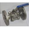 Buy cheap Full Bore 1/2" SS304 3PC Flange Type Ball Valve , Blow Out Proof Stem from wholesalers
