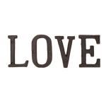 0.8mm - 5mm Thick Corten Steel Sculpture Love Outdoor Sculpture Statue Rustproof