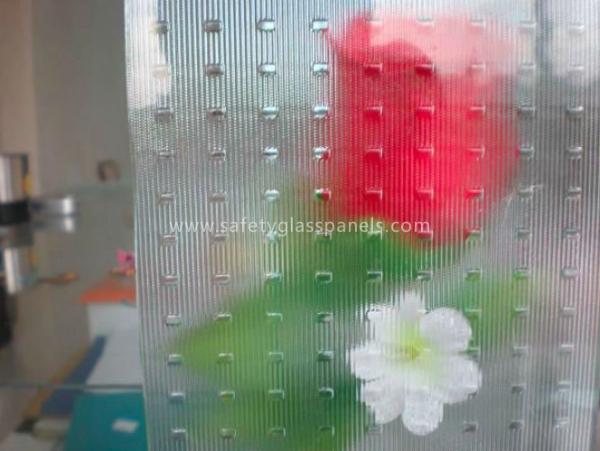 Buy cheap Flora Oval Patterned Louver Glass 10mm 12mm for Furniture / Show Shelves from wholesalers