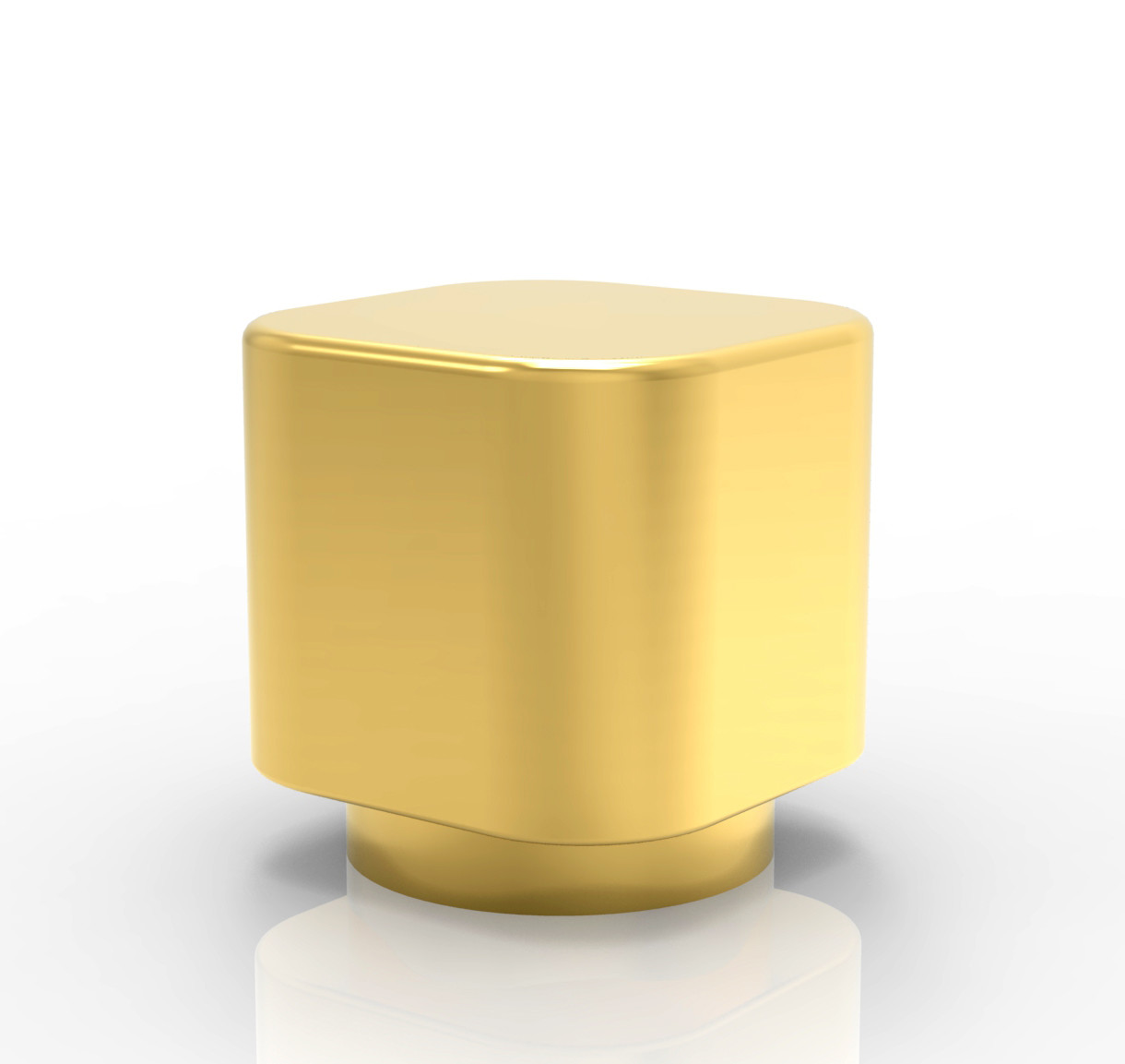 OEM ODM Zamak Perfume Caps Matte Surface Electroplating Process