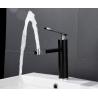 Buy cheap Black Minimalist Upwards Effluent 304SUS Face Basin Tap from wholesalers