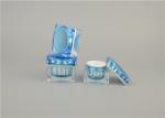 Colorful Empty Plastic Cosmetic Packaging Cream Jar Acrylic Cream Jar