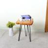 Buy cheap Iron Frame 52cm Height Triangle Coffee Table Chinese Fir from wholesalers