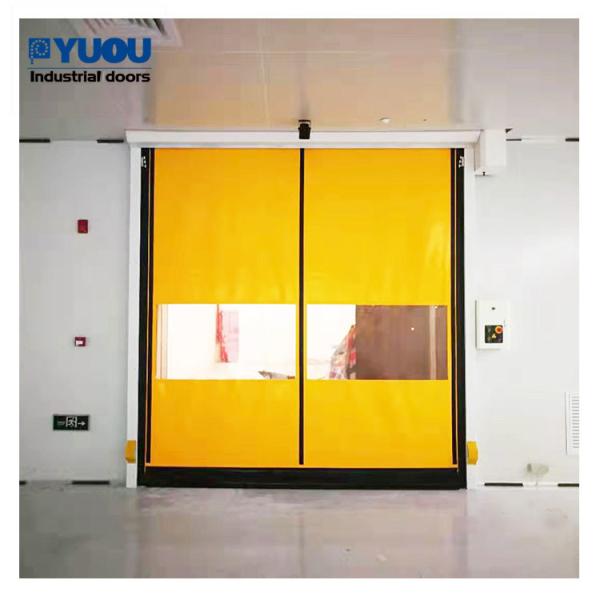 Buy cheap PVC Fabric Zipper High Speed Roller Shutter Door Finished Self Repairing from wholesalers