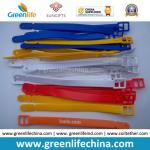 New Fashionable Solid Yellow Tape Shape PVC Luggage Tag Loop