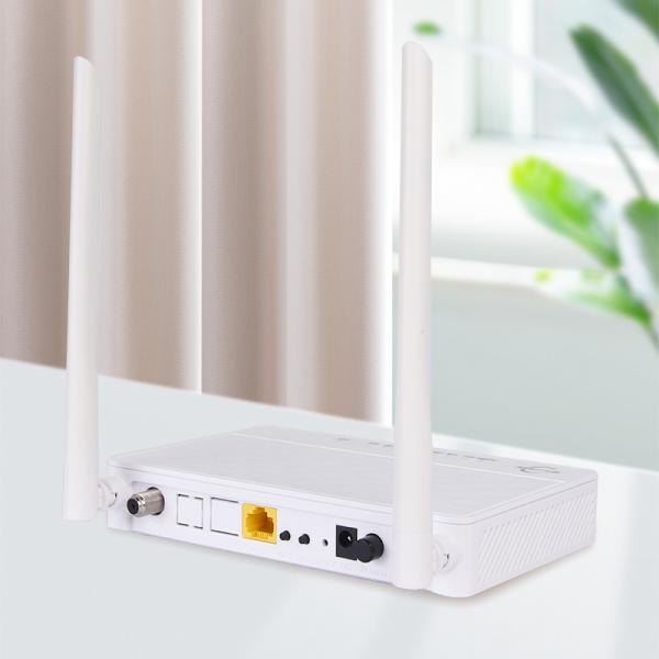 2.4G WIFI CATV 1GE 1FE 1TEL Gpon Pon Fiber Modem RJ45