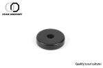 High Precision Micro Countersunk Ring Magnet Black Epoxy Coated For Watch Mobile