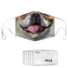 Buy cheap Adjustable Earloop Anti Pollution Printed Face Mask from wholesalers