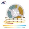 Buy cheap 12v24v 8mm 608leds 3000K 4000K 6500K CCT Electroplate Dual Color COB Led Strip Light from wholesalers