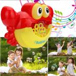 nontoxic ABS Crab Bubble Machine 19*13cm for Kids Christmas Gift