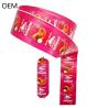 Buy cheap OEM Colorful Plastic Sausage Casings Customized Brand Logo Food Grade Sausage Packaging For Meat Sausage from wholesalers