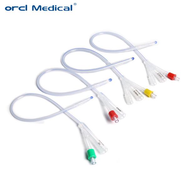 Buy cheap Disposable Urinary Catheter 2-way/3-way Silicone Coated Catheter Medical Latex Foley Catheter from wholesalers