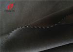 280 GSM Black Scuba Crepe Fabric , Scuba Knit 4 Way Stretch Spandex Fabric