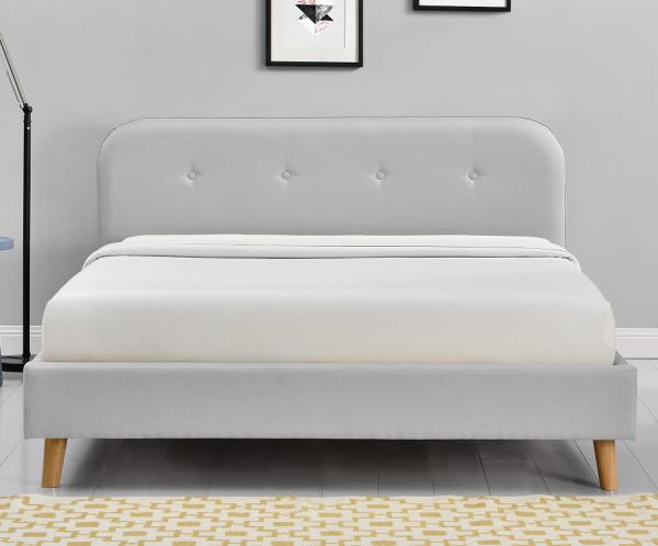 Buy cheap ODM Tufted Upholstered Queen Platform Bed Modern Simple 140x200Cm from wholesalers