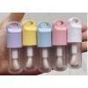 Buy cheap Scrub Bottle Flat Cap 5ml Round Lip Oil Bottle Cosmetic Lip Gloss Tube Packaging With Large Brush from wholesalers