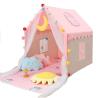 Buy cheap Customized Logo Girls Playhouse Outdoor Camping Tent 110CM Baby Princess Castle Tent With Lights from wholesalers