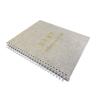 Buy cheap Journals Spiral Bound Book Hardcover Hot Foil Stamping Natural Linen Fabric from wholesalers