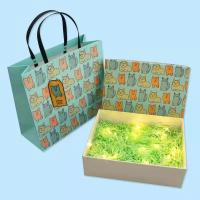 Buy cheap Customized Handmade Recycled Paper Gift Box 30gsm-160gsm Flat Paper Rope Bag product