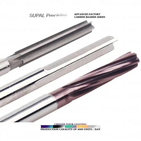 Buy cheap Precision Solid Carbide Reamers Shank Diameter 4 - 20mm Cutting Length 20 - 60mm from wholesalers