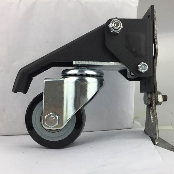 Buy cheap Weight Capacity Black Workbench Caster Wheels With Side Mount from wholesalers