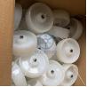 Buy cheap 125mm SS Casters With Double Brake Threaded Stem White Nylon Casters OEM from wholesalers