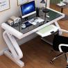 Buy cheap Customers Logo Office Home School Computer Desk with Tempered Glass from wholesalers
