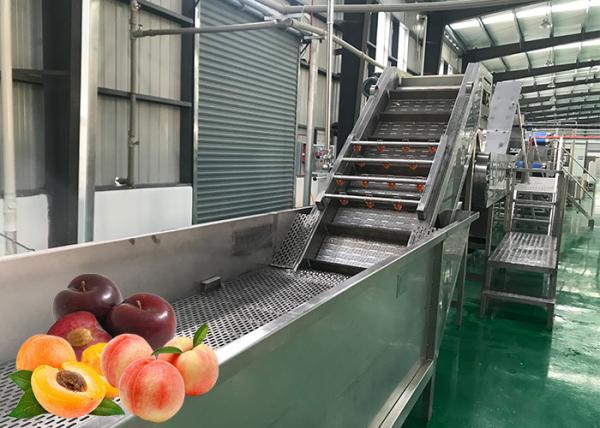 Buy cheap Water Saving Fruit Processing Line Apricot Juice Concentration Safety Control from wholesalers