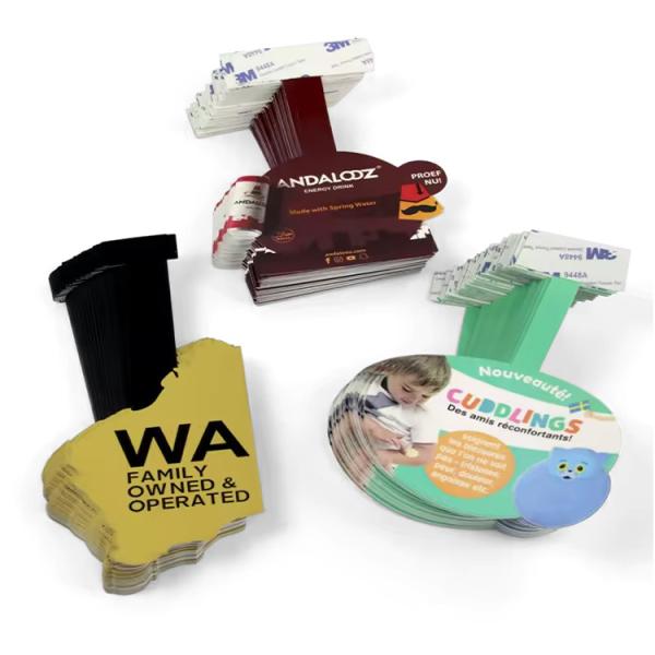 Buy cheap Plastic Swing Strip Display Custom Shelf Wobbler For Supermarket Advertising from wholesalers
