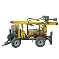 Buy cheap 4 Wheels Dth Drilling Equipment Rock Drilling Machine For 110m Water Well product
