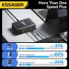 Buy cheap ESSAGER YMX-320W Series PD 20W 65W 100W QC 18W 8 Ports USB-C USB-A GaN Charger from wholesalers