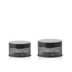 Plastic Wide Mouth Jars For Facial Cream Custom Gray Color 50ML 80ML