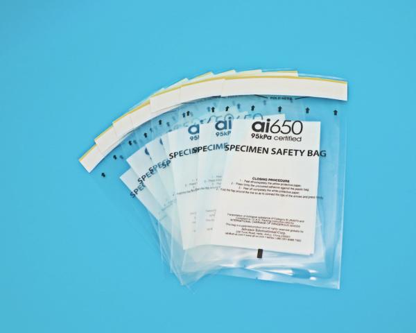 Buy cheap 95kPa Polyethylene Biological Hazard Bag For Specimens 500mL Capacity from wholesalers