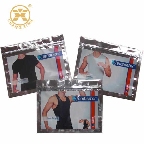 Eco Friendly Clear Garment Packaging Bag Clothing Transparent Zip Lock Plastic