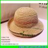 Buy cheap LDMZ-006 natural raffia straw crochet women beach hats from wholesalers