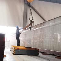 Buy cheap 35 Tons Rail Transport RGV Rail Guided Vehicle Self Driven Low Voltage Powered product