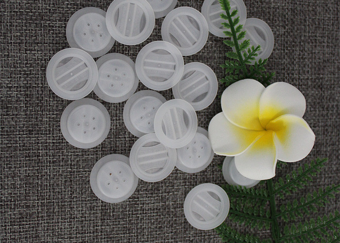 Eco Friendly PE Clear One Way Degassing Valve Adhere To Coffee Foil Flat Bottom Bags