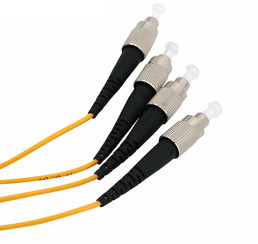 2mm Duplex Optical Fiber Pigtail FC UPC Single Mode G652D
