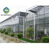 Buy cheap 275g/m2 Side Ventilation Glass Hydroponic Greenhouse For Flowers from wholesalers